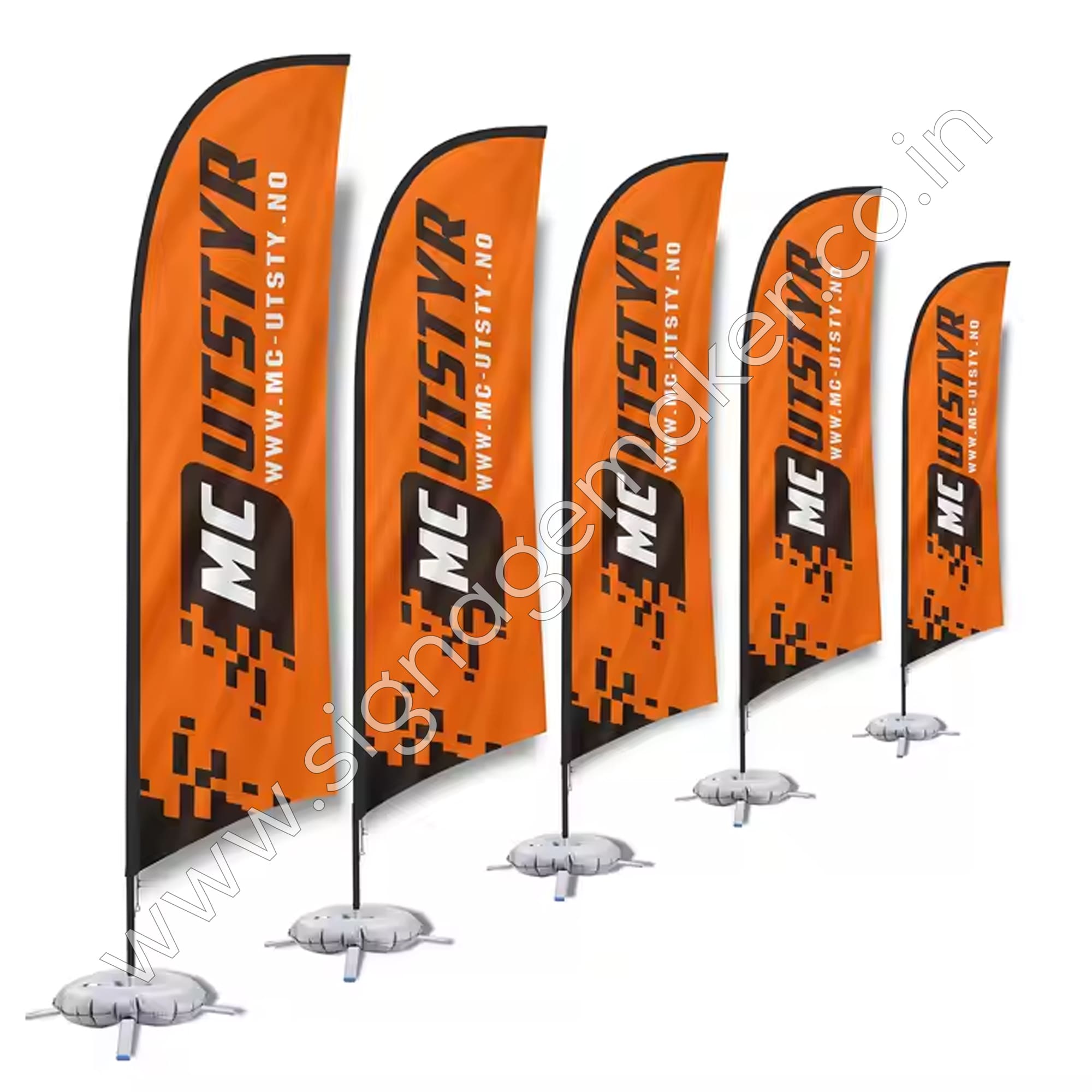 Promotional flags umbrella